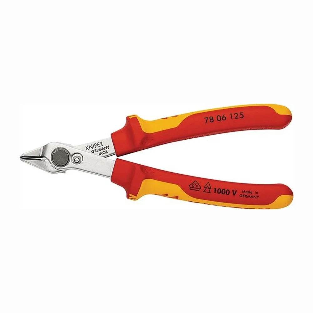 Knipex Elektronikseitenschneider Electronic Super-Knips Länge 125 mm Form 0 - 7806125