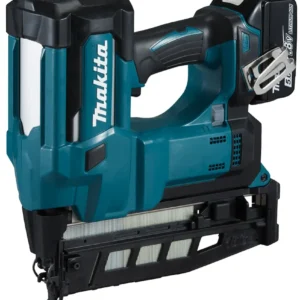 Makita DBN600RTJ Akku-Stauchkopfnagler 64 mm 18V / 2x 5,0 Ah Akkus + Ladegerät im MAKPAC