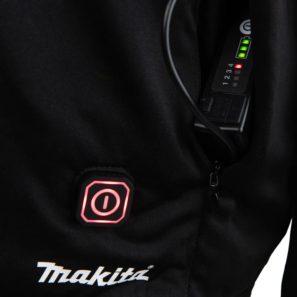 Makita DCX200CL Akku-Thermoshirt Gr. L 12 V max. / 14,4 V / 18 V Solo