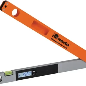 NEDO Winkelmessgerät Winkeltronic Messber.0-355Grad Schenkel-L.60cm 0,1Grad - 405316