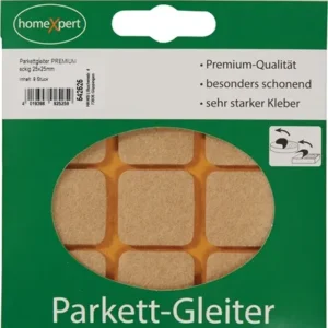 Parkettgleiter Premium 25 x 25mm Filz natur eck.selbstkl. - 542525