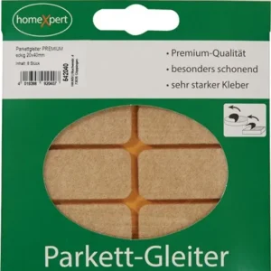 Parkettgleiter Premium 20 x 40mm Filz natur eck.selbstkl. - 542040