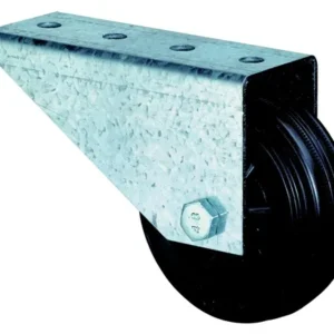 BS Rollen Torbockrolle D.80mm Trgf.50kg m.Platte Gum - E31.080