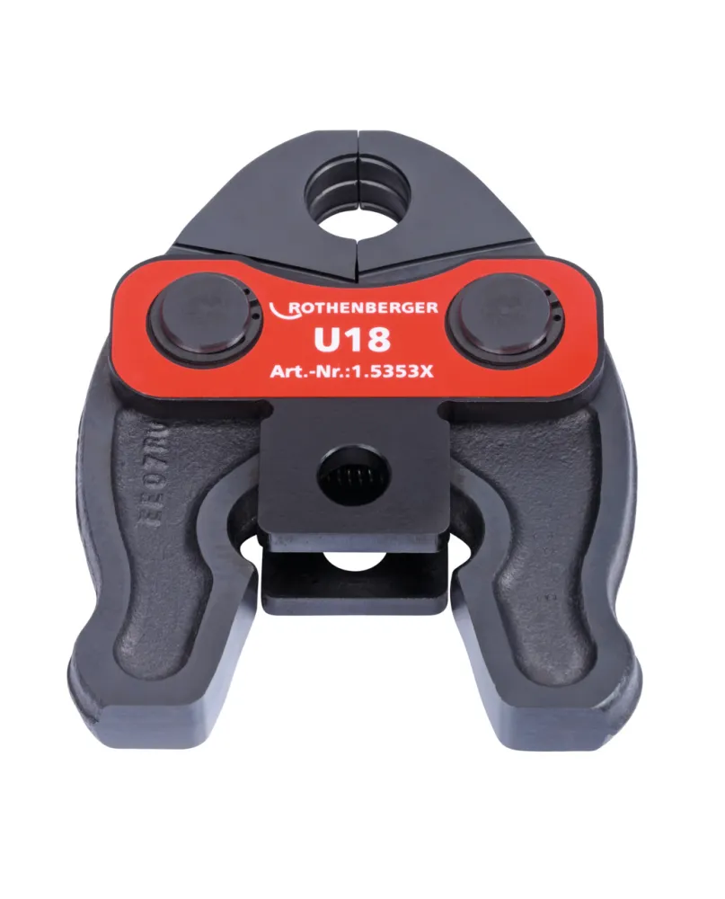 ROTHENBERGER Pressbacke, Compact, U, 18mm - 015353X