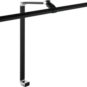 Schreibtischleuchte Alu/KU schwarz H.720mm m.Tischklemme m.LED - 937-11