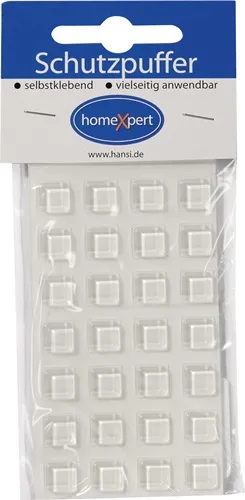 Schutzpuffer Clear 10mm Ku.transp.Quadrat selbstkl. - 563100