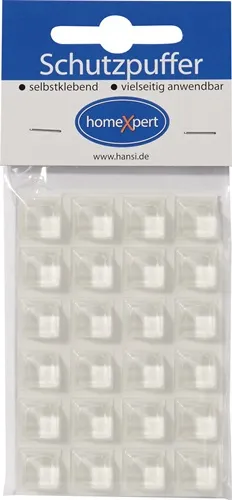 Schutzpuffer Clear 12,6mm Ku.transp.Quadrat selbstkl. - 563126