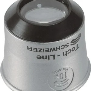 SCHWEIZER Uhrmacherlupe Tech-Line Vergr. 8x Linsen-D.22,8mm - 9708
