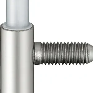 SIMONSWERK Rahmenteil V 8100 WF U Stahl vernickelt für 2tlg. Stahlzargen Nachrüstband - 5 010280 0 01507