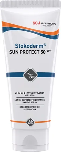 STOKO UV-Hautschutzcreme Stokoderm Sun Protect 50 PURE 100 ml unparfümiert Tube - SPC100ML
