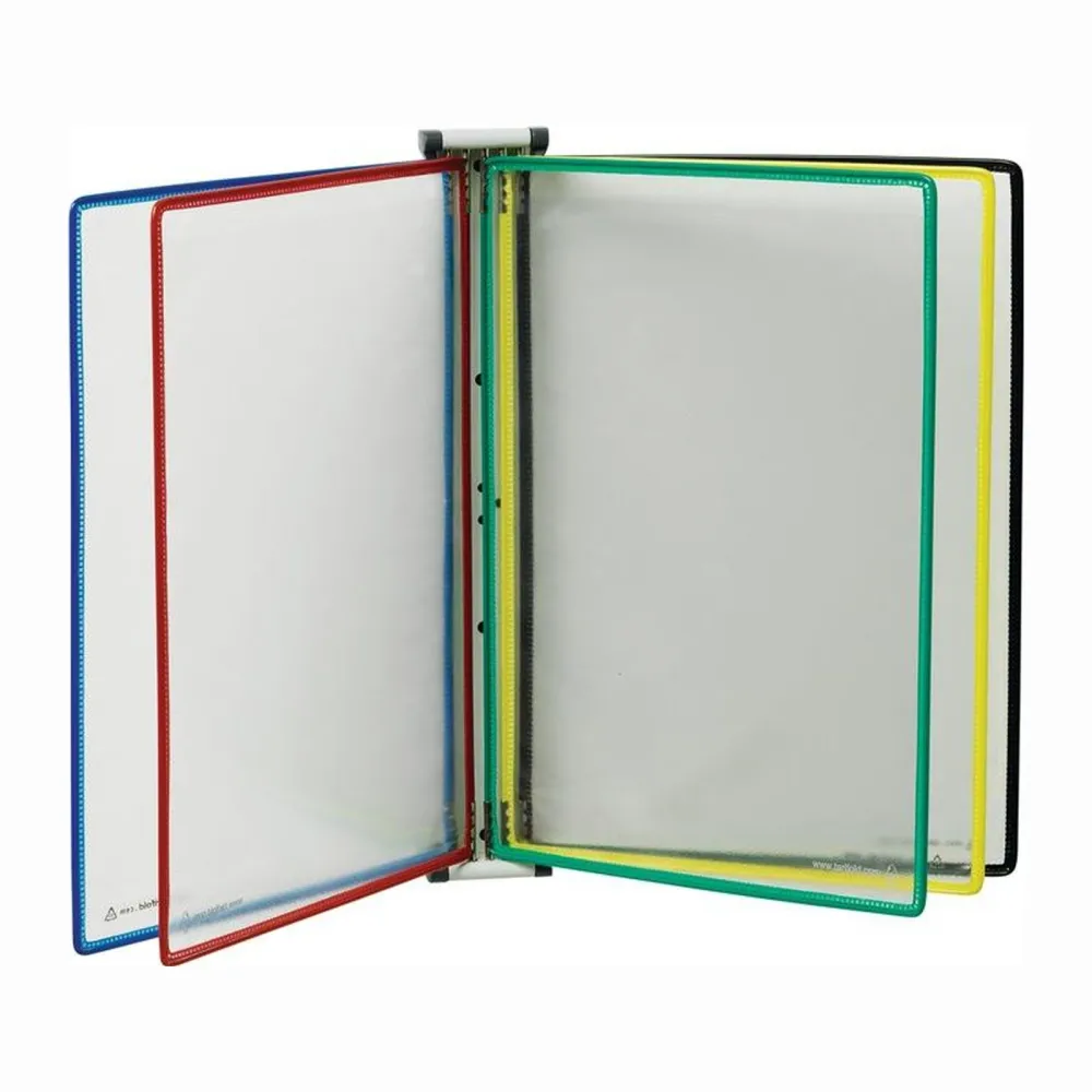 tarifold Wandhalter 10 Sichttafeln farbig sortiert - 414609