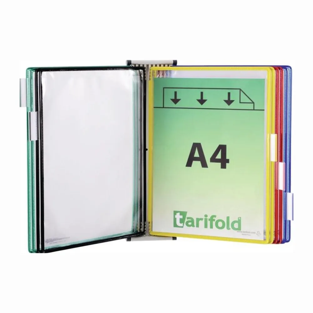 tarifold Wandhalter 5 Sichttafeln farbig sortiert - 416169