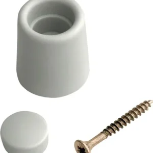 Türpuffer Ø 29 mm H.35 mm grau Dübelmontage (25 Stk.) - 501516