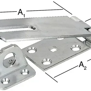 VORMANN Sicherheitsüberfalle L.105 mm H.35mm STA blau verzinkt - 000021160Z