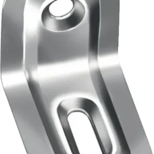 VORMANN Verstellwinkel L.39x28 mm B.22 mm S.1 mm Stahl roh blau verzinkt - 000174001Z