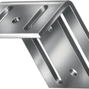 VORMANN Verstellwinkel Stahl.L.75x35 mm B.65 mm S.3,5 mm Stahl roh blau verzinkt - 000176075Z