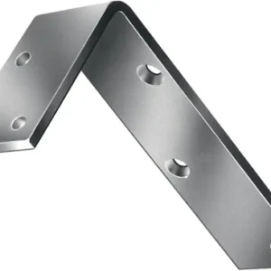 VORMANN Winkel L.100 x 50 mm B.40 mm S.5 mm STA roh blau verz - 000171100Z