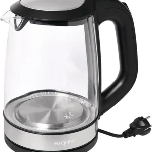 Wasserkocher WK 3501 swg 2200 W schwarz ,2l 1,1kg Glas,VA LED blau - 5010060