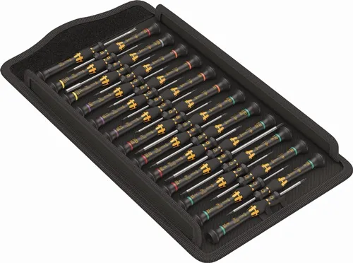 Wera Feinmechanikerschraubendrehersatz Kraftform Micro ESD Big Pk.1 25-tlg - 5134019001