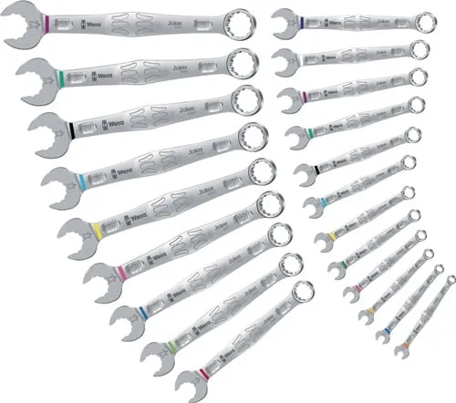 Wera Ringmaulschlüsselsatz 6003 Joker 22-tlg.SW 5,5-32mm ger.leg.WS - 5020232001