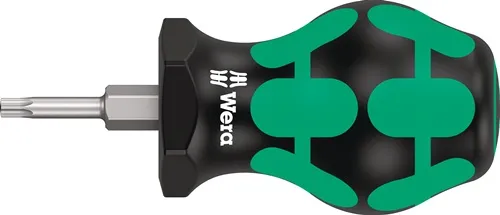 Wera Schraubendreher 367 TORX Stubby Gr.T 10 Klingen-L.25mm 2K-Griff Rundkl - 5008856001