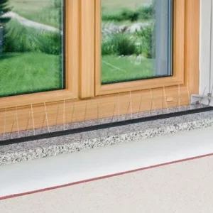 WINDHAGER Vogel- und Taubenabwehr Schutz bis 75 cm 30 Spikes Kunststoff - 7121