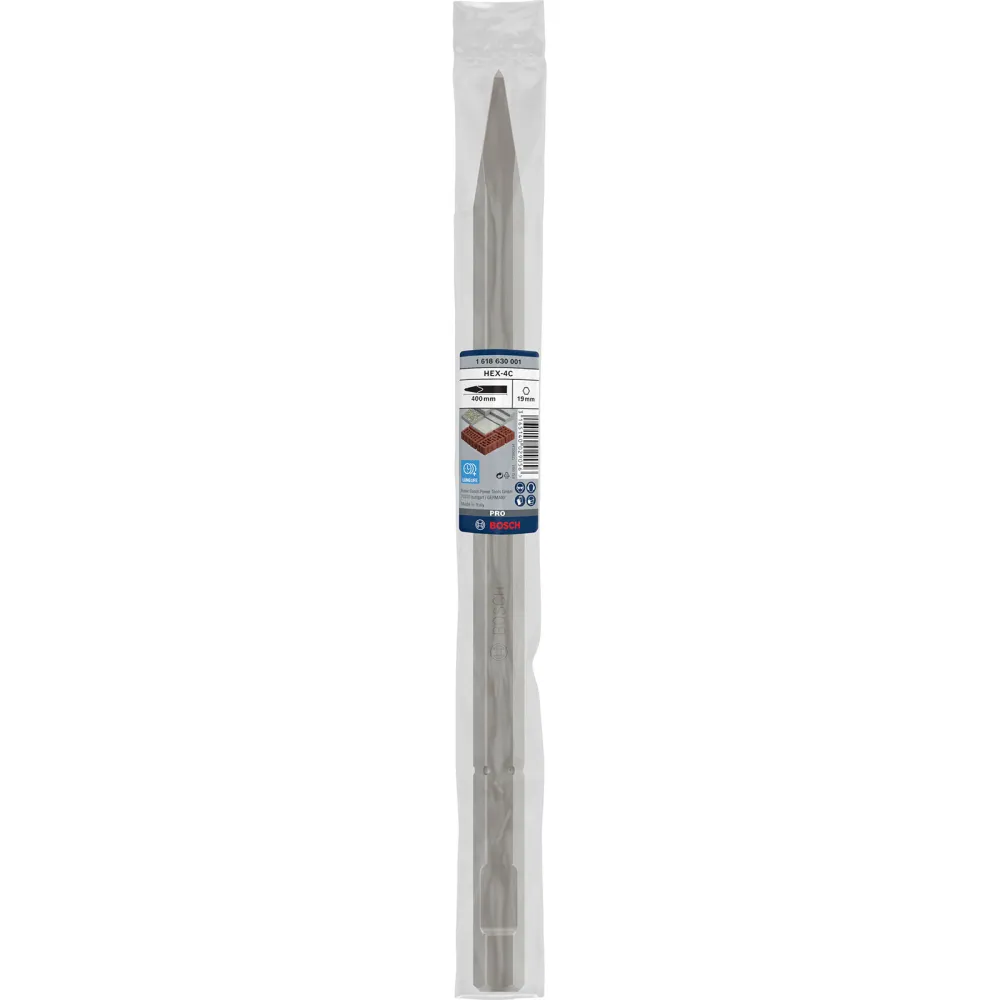 Bosch PRO Hex-4C Spitzmeißel 19 mm 400 mm - 1618630001