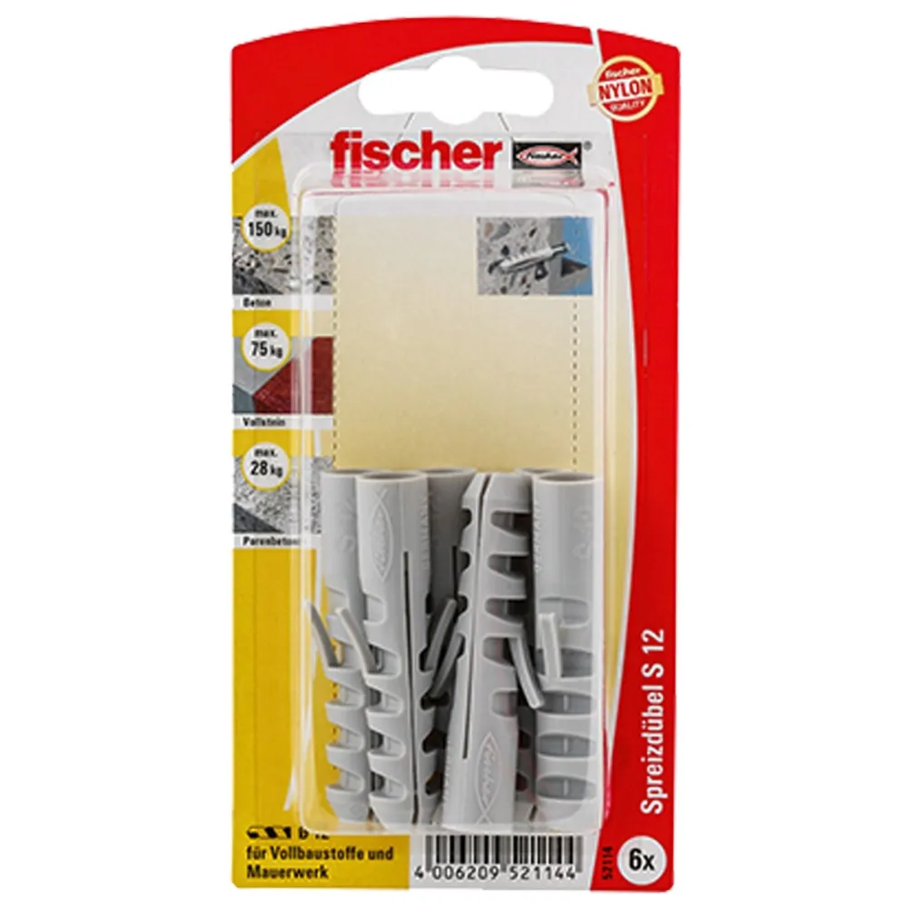 Fischer 20x Spreizdübel S 14 - 50114