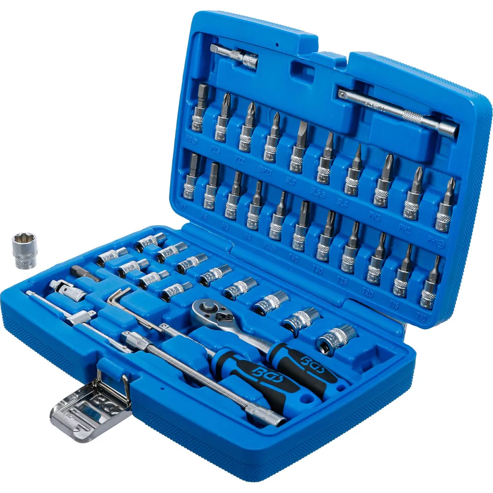BGS Steckschlüssel-Satz Antrieb 6,3 mm (1/4") 46tlg. - 2145