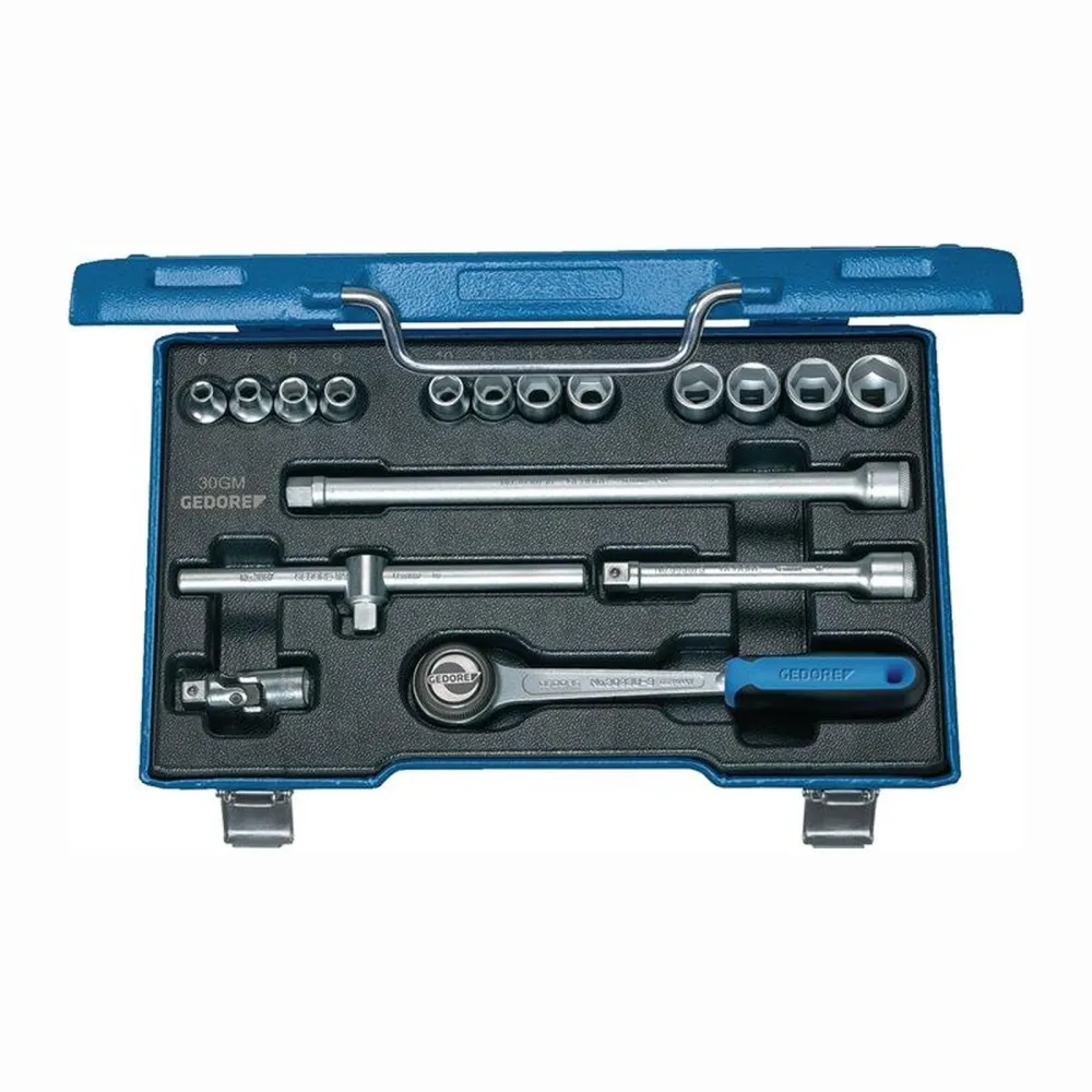 Gedore Steckschlüsselsatz 30 GMU-3 17tlg. 3/8″ SW 6-19 mm Anzahl Zähne 72 6-kant - 6235980