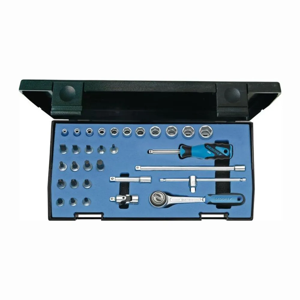 Gedore Steckschlüsselsatz 20 IMU-3 32tlg. 1/4″ SW 4-14 mm Anzahl Zähne 72 6-kant - 6174150
