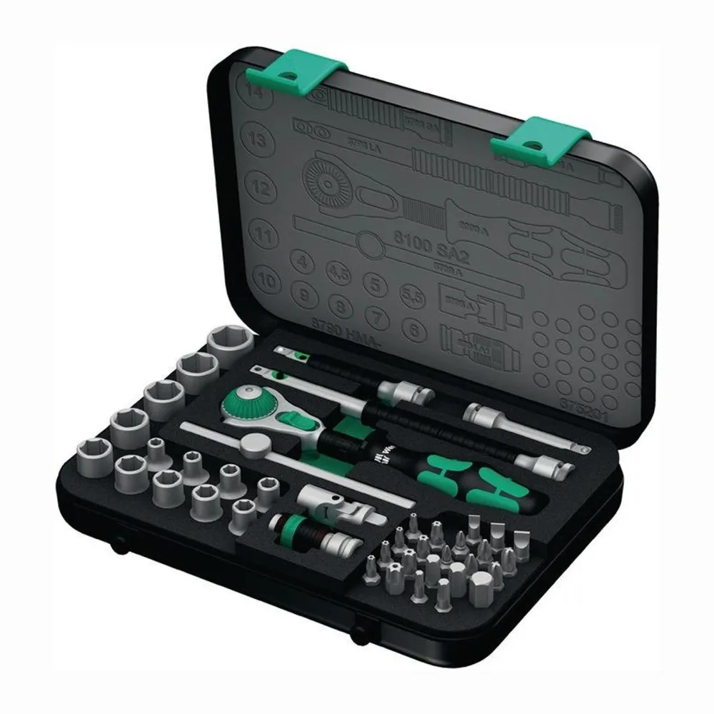 Wera Steckschlüsselsatz Zyklop Speed 42tlg. 1/4″ SW 4-14 mm Anzahl Zähne 72 6-kant - 5003533001