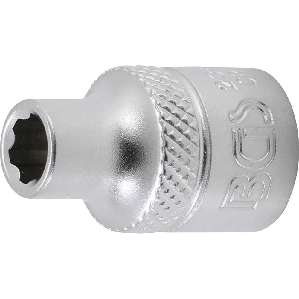 BGS Steckschlüssel-Einsatz Super Lock Antrieb Innenvierkant 10 mm (3/8") SW 6 mm - 2366