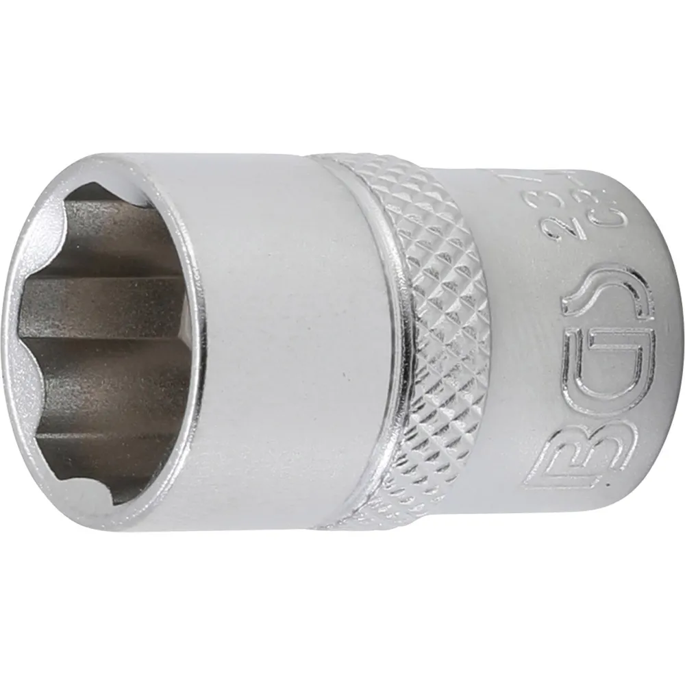 BGS Steckschlüssel-Einsatz Super Lock Antrieb Innenvierkant 10 mm (3/8") SW 13 mm - 2373
