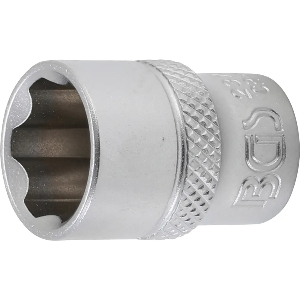 BGS Steckschlüssel-Einsatz Super Lock Antrieb Innenvierkant 10 mm (3/8") SW 14 mm - 2374