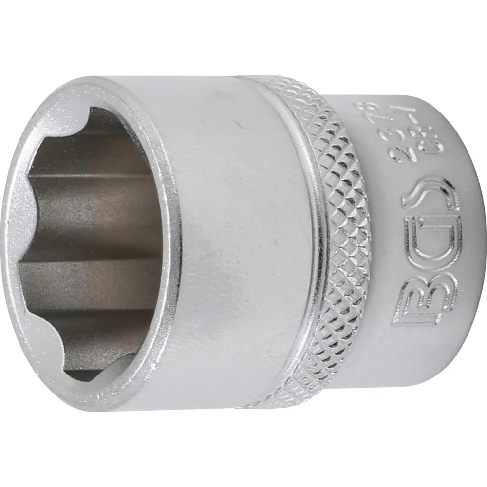 BGS Steckschlüssel-Einsatz Super Lock Antrieb Innenvierkant 10 mm (3/8") SW 18 mm - 2378