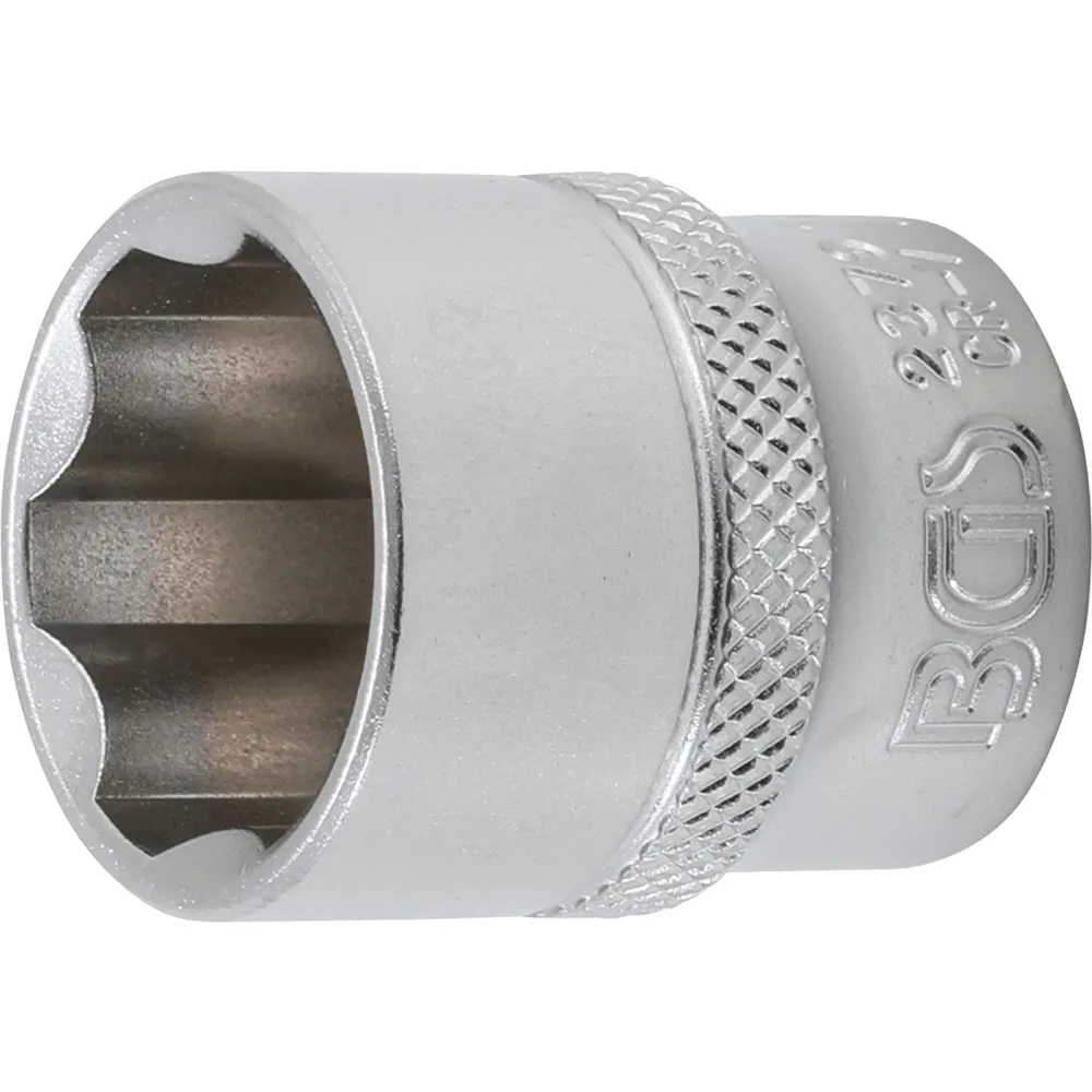 BGS Steckschlüssel-Einsatz Super Lock Antrieb Innenvierkant 10 mm (3/8") SW 19 mm - 2379