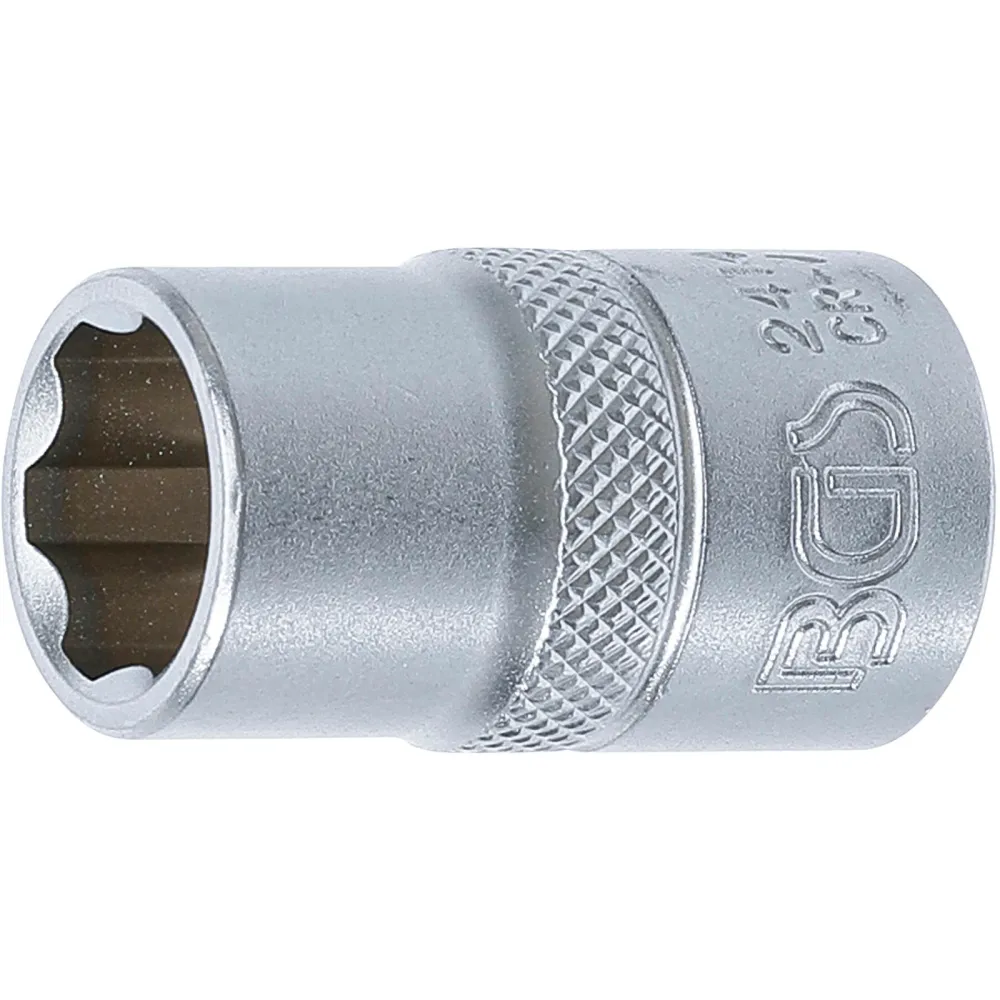 BGS Steckschlüssel-Einsatz Super Lock Antrieb Innenvierkant 12,5 mm (1/2") SW 14 mm - 2414