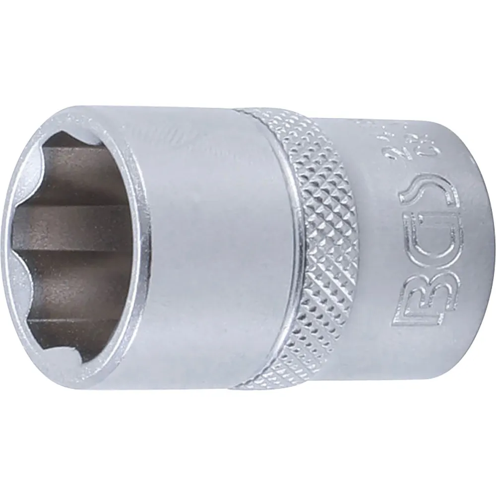BGS Steckschlüssel-Einsatz Super Lock Antrieb Innenvierkant 12,5 mm (1/2") SW 18 mm - 2418