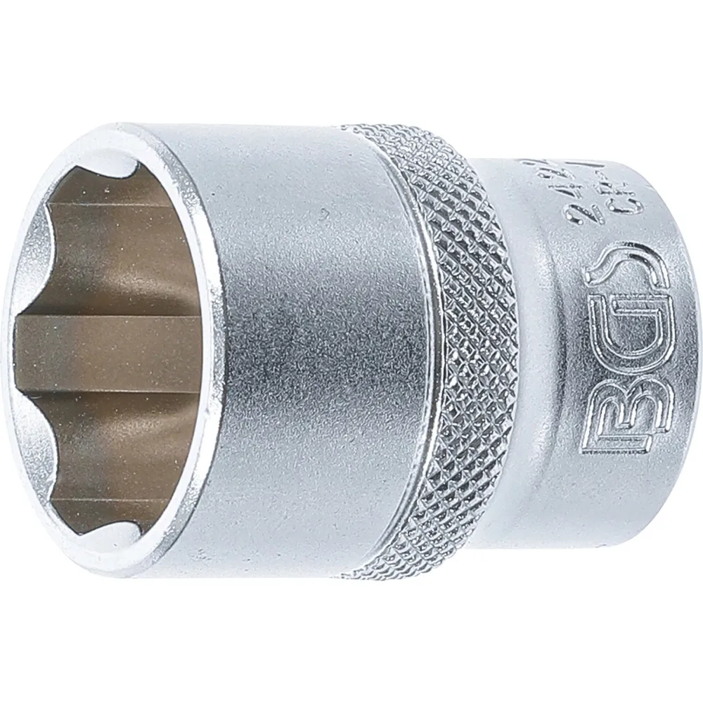 BGS Steckschlüssel-Einsatz Super Lock Antrieb Innenvierkant 12,5 mm (1/2") SW 22 mm - 2422