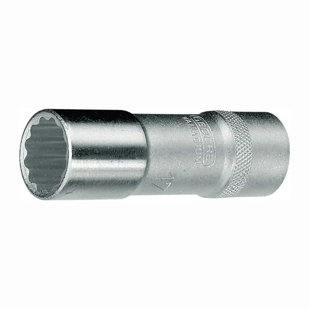 Gedore Steckschlüsseleinsatz D 19 L 1/2″ 12-kant SW 32 mm - 6191320