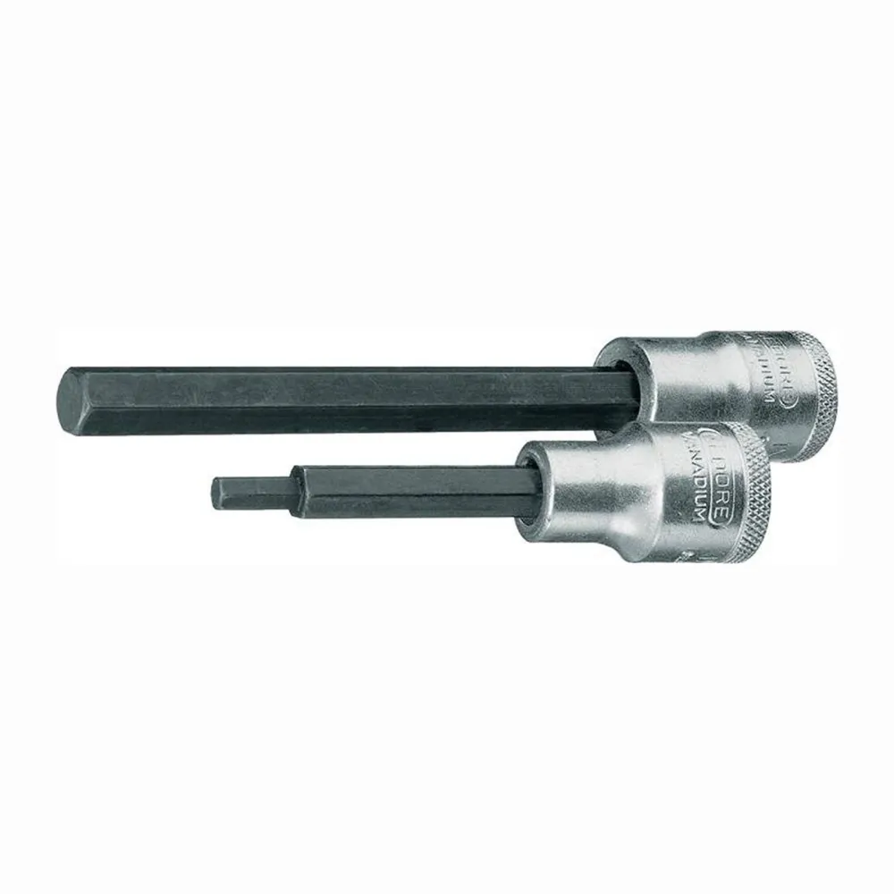 Gedore Steckschlüsseleinsatz 19 1/2″ Innen-6-kant SW 6 mm L 60 mm - 6153230