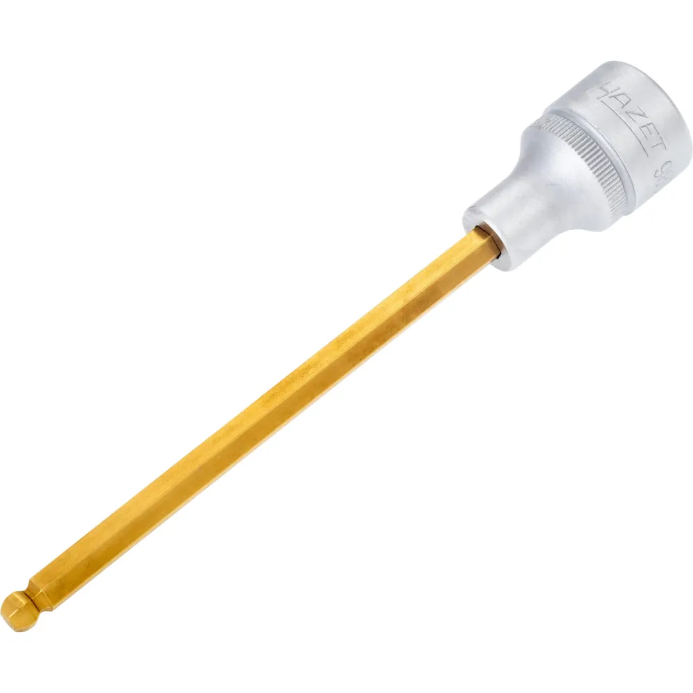 Hazet Steckschlüsseleinsatz 986KK 1/2" Innen-6-kant SW 6 mm L 140 mm - 986KK-6