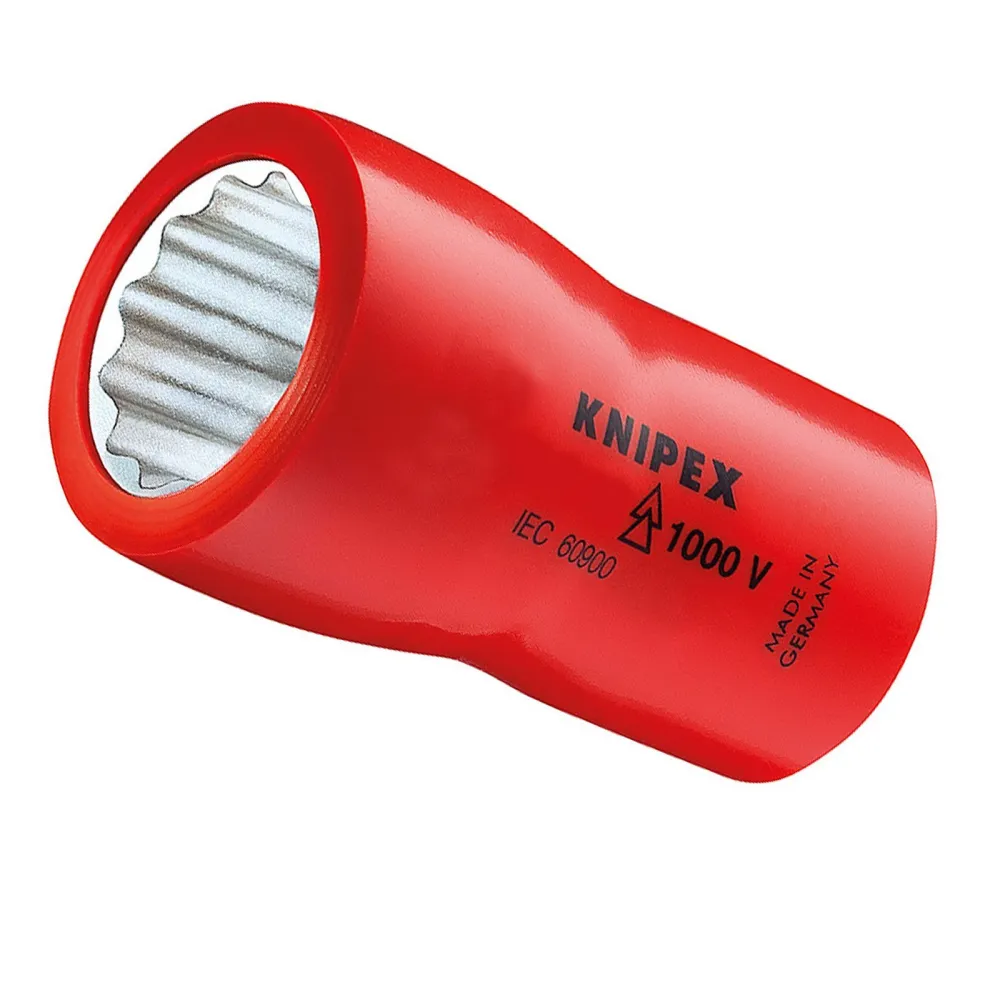 Knipex 1x Steckschlüsseleinsatz für Sechskantschrauben 3/8" - 98375/16"