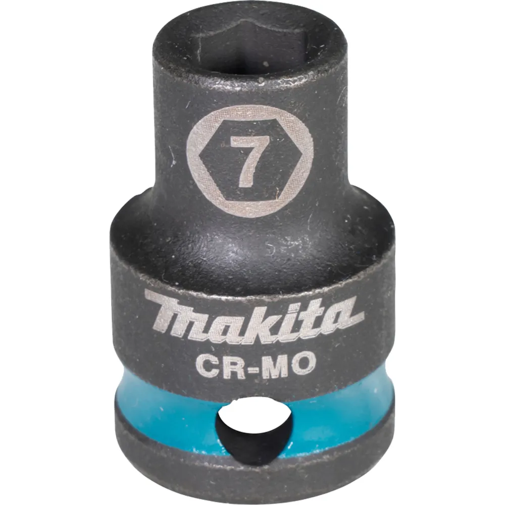 Makita E-15883 Steckschlüssel 3/8" SW7 Impact Black kurz