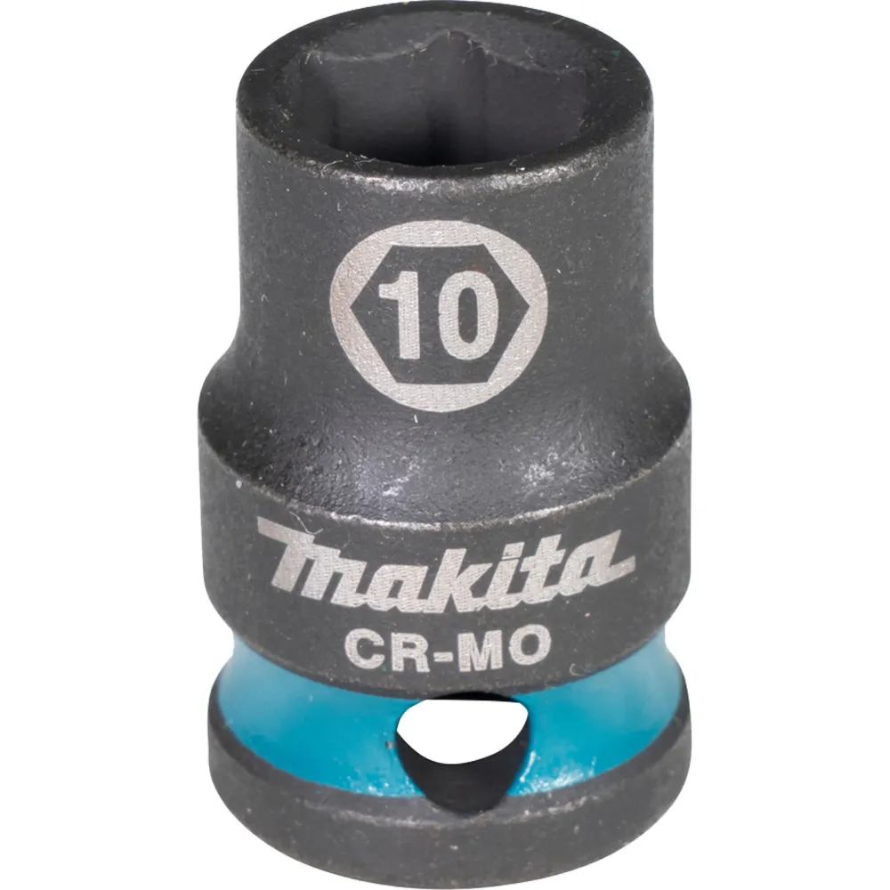 Makita E-15914 Steckschlüssel 3/8" SW10 Impact Black kurz