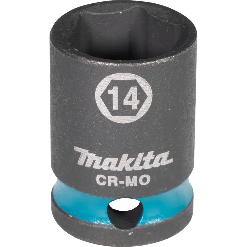 Makita E-15958 Steckschlüssel 3/8" SW14 Impact Black kurz