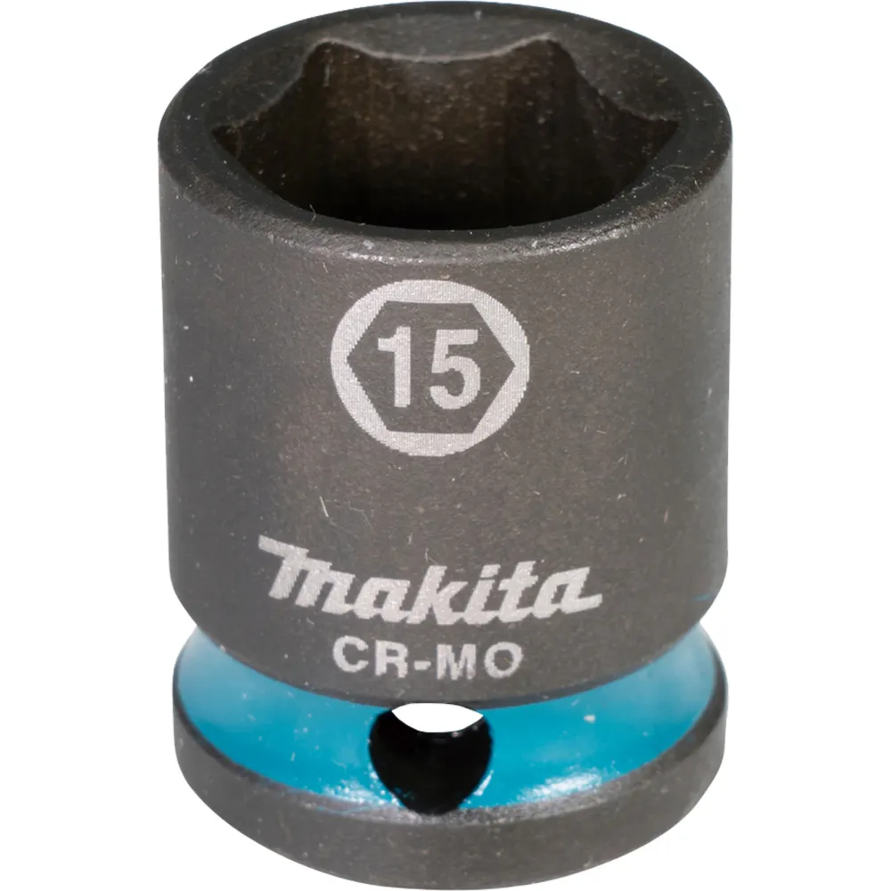 Makita E-15964 Steckschlüssel 3/8" SW15 Impact Black kurz