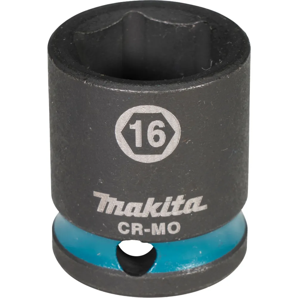 Makita E-15970 Steckschlüssel 3/8" SW16 Impact Black kurz
