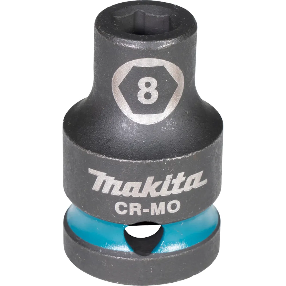 Makita E-16047 Steckschlüssel 1/2" SW8 Impact Black kurz